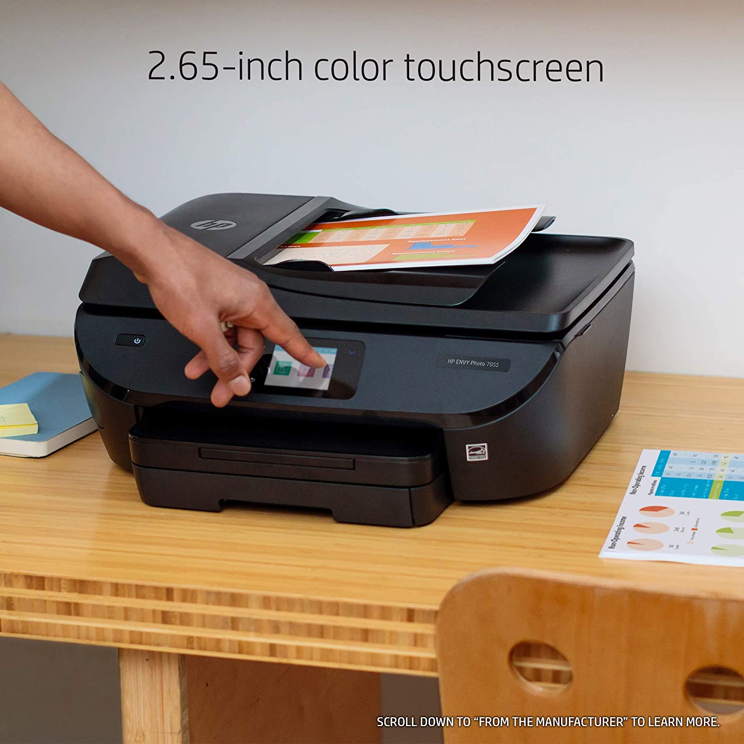 HP ENVY Photo 7855 All in One Photo Printer with Wireless Printing, HP Instant Ink or Amazon Dash replenishment ready (K7R96A) HP ENVY Photo 7855 All in One Photo Printer with Wireless Printing, HP Instant Ink or Amazon Dash replenishment ready (K7R96A)